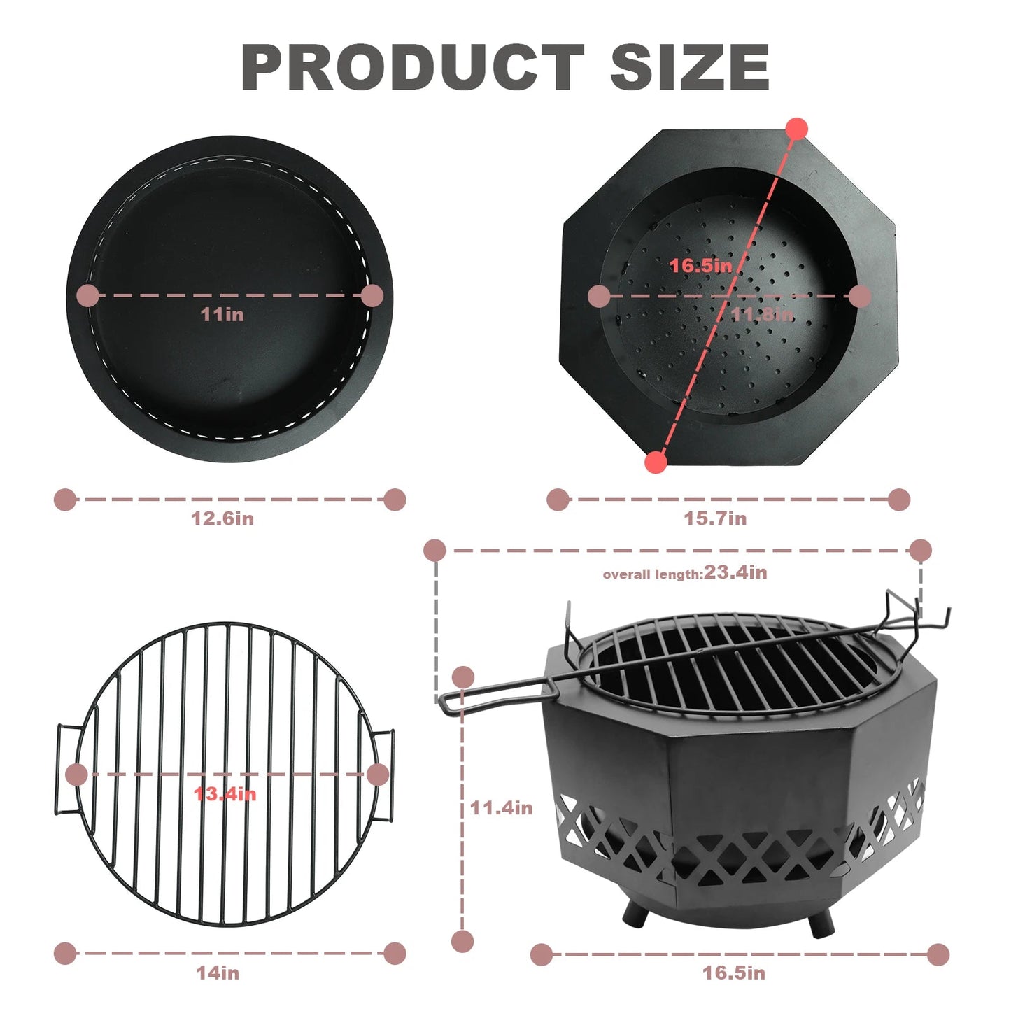 Brasero Familial avec Grill - Mon Brasero